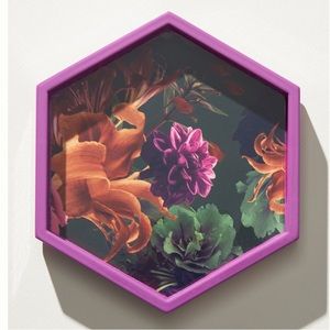 Liza Fresh Verlaine Floral wood tray